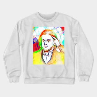 Rufus Wilmot Griswold Colourful Portrait | Rufus Wilmot Griswold Artwork 11 Crewneck Sweatshirt